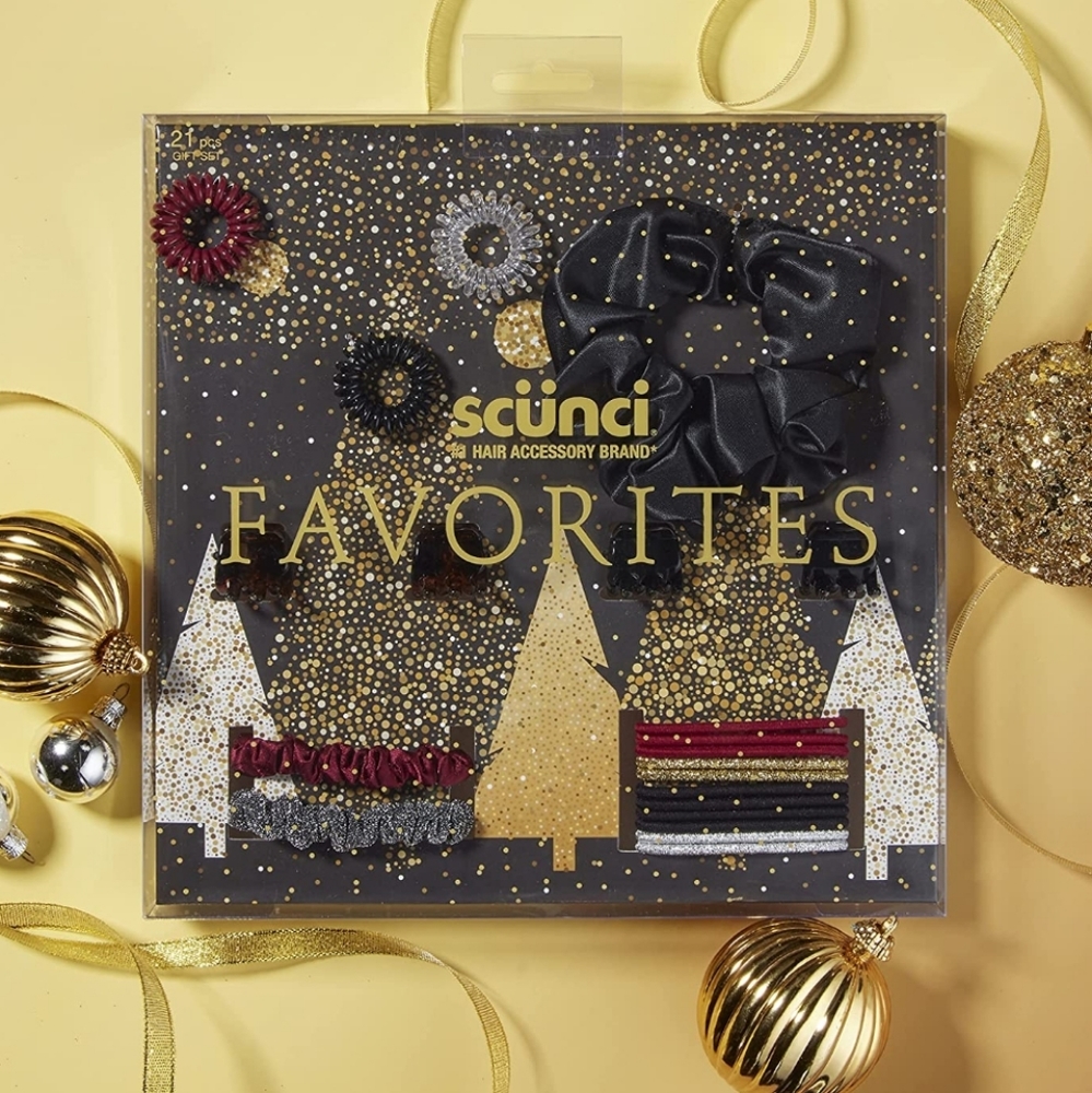 Scunci Holiday Favorites Style Box Scrunchie Brand New!